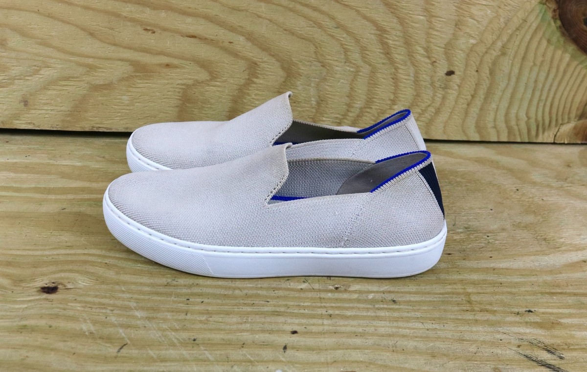 Rothy's Shoes 6.5  Womens Beige Tan The Original Slip On Shoes Athletic