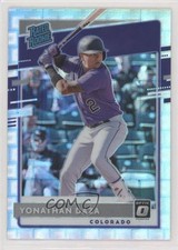 2020 Donruss Optic Rated Rookies FOTL Pandora Prizm 89/99 Yonathan Daza #77 1b8