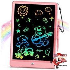 10 Inch LCD Writing Tablet for 3-8 Year Olds - Electronic Drawing 10 inch Pink