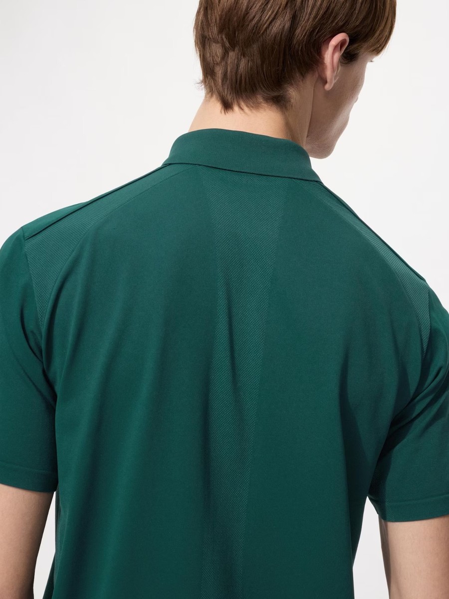 UNIQLO x ROGER FEDERER XS-4XL Dry-EX Half-Zip Polo Shirt Men 3