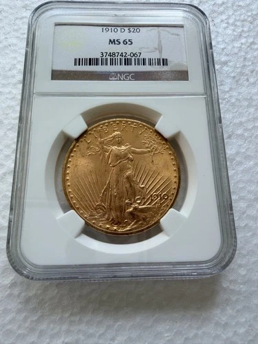 1910-D Saint-Gaudens Double Eagle — photo from the most recent tracked eBay sale
