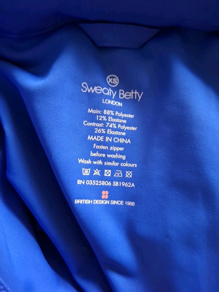 Sweaty Betty Fast Track Running Jacket XS BNWOT | eBay UK