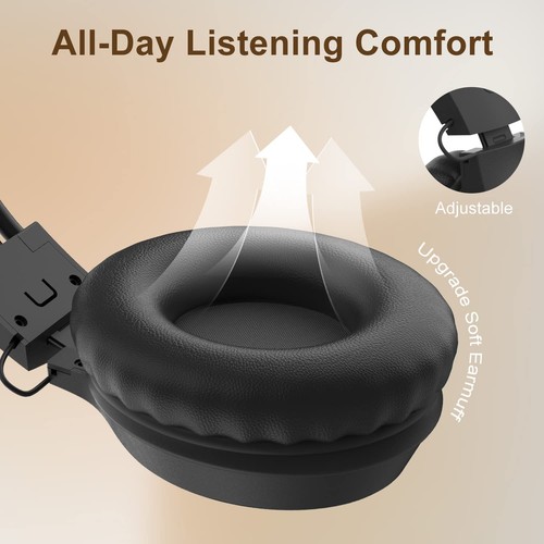 AM FM Radio Headphones, Personal Portable Radio Headset am/fm Digital with Be... - Picture 5 of 7