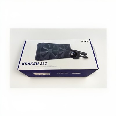 NZXT Kraken 280 280mm AIO Liquid CPU Cooler w/ LCD Display, Black