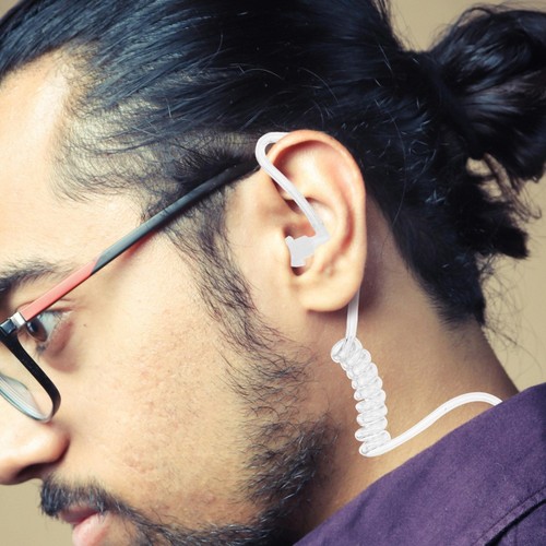 Dress up Earbuds Halloween Cosplay Accessory Accessories Fake Security Earpiece - Zdjęcie 5 z 12