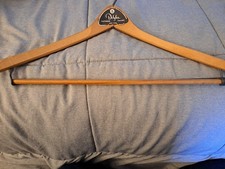 Vintage Wood Hanger Dolphs clothiers tailors new york