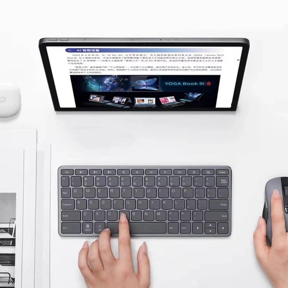 Original Lenovo Mini Xiaomi Wireless Keyboard Air For Windows & Mac OS (US-EN) - Image 4 of 4