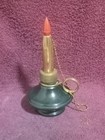 FIGURAL GREEN GLASS CANDLEHOLDER LIGHTER — photo 1