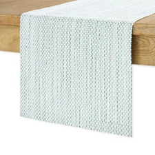 Mainstays Azye Woven Table Runner, Green, 14"W x 72"L, 1 Piece