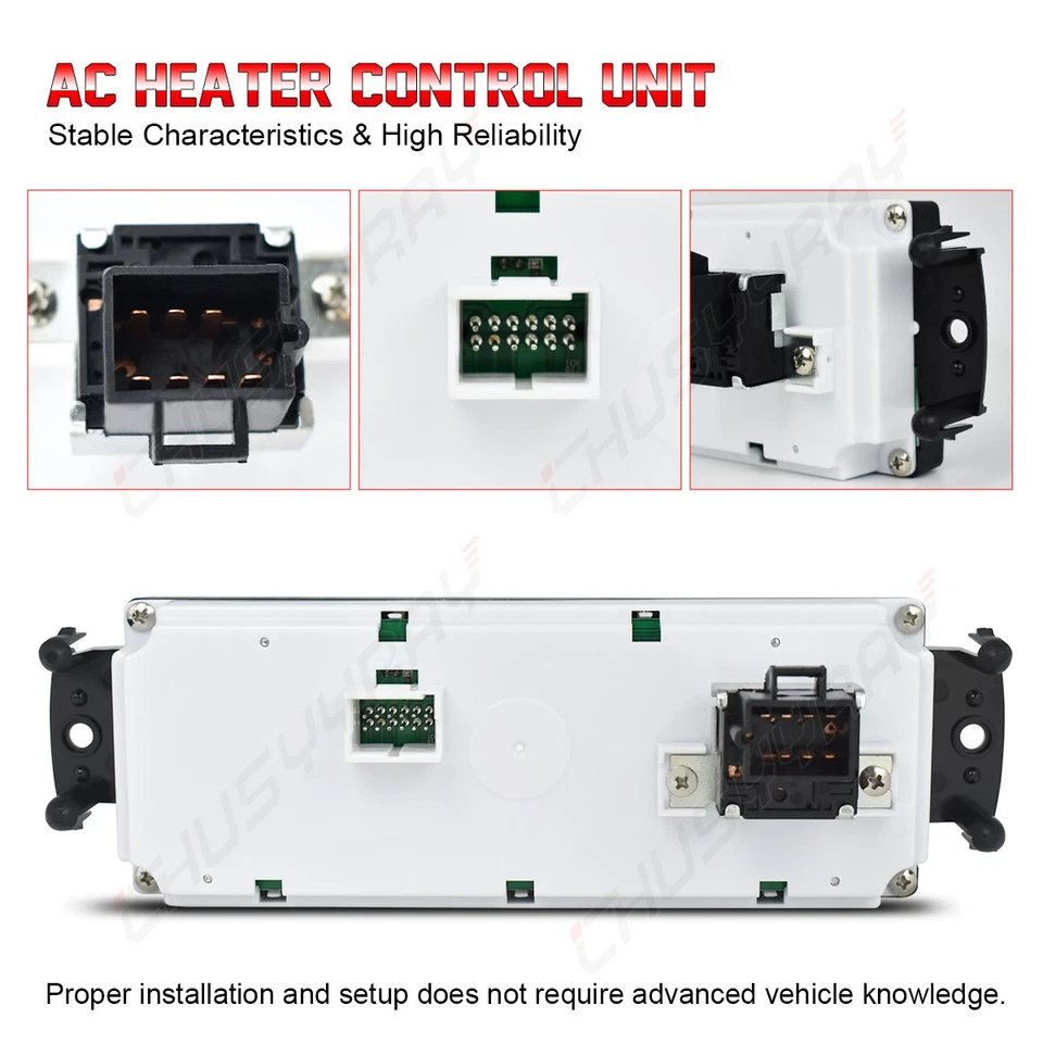 Módulo de controle climático aquecedor CA 599218 para 2002 Chevrolet Avalanche 1500 2500 - Imagem 3 de 4