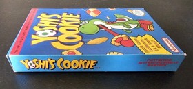 Yoshi's Cookie (Nintendo, NES) Complete CIB With Protector - Tested