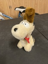 Vintage 1983 Dakin Garfield Odie Plush Toy Odie the Dog Stuffed Animal 7''