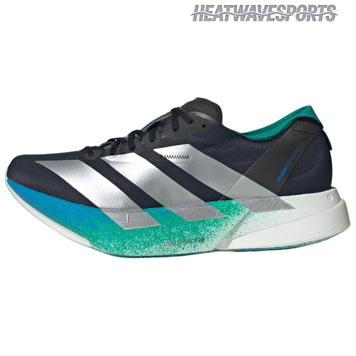 adidas Adizero Adios Pro 4 Black Silver Glory Green for Sale