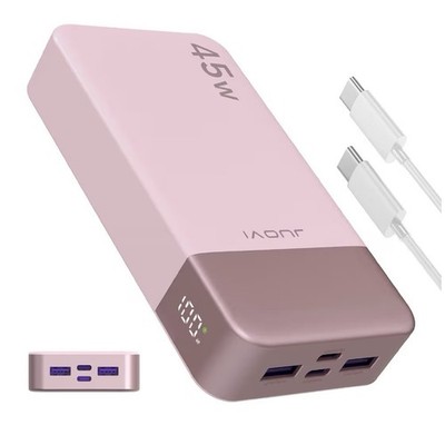 PD3.0 QC4.0 USB-C Schnelles Laden 4-Port, Große Akkupack Ladegerät tragbar