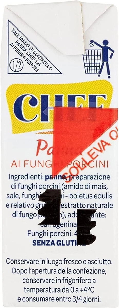 Parmalat Panna Chef Pilz-Kochsahne mit Steinpilzen, 10 Packungen, 2x125 g+Polpa