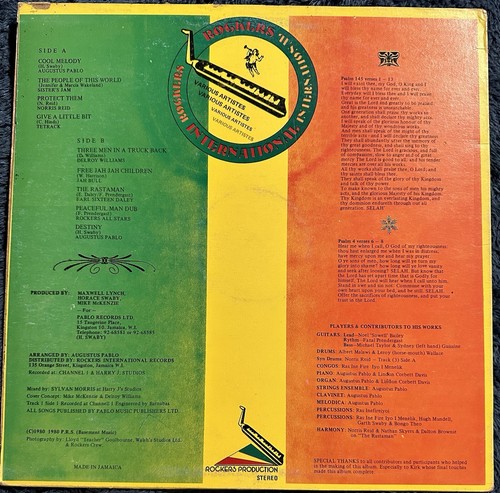 Rockers International All Stars LP Message 1980 Reggae Dub Vinyl Roots VG+ - Picture 2 of 4