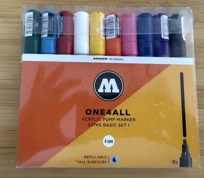 Molotow One4All Acrylic Marker 227HS 3 Sets 4mm Tip NEW 26 Pens!