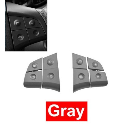 Left + Right Car Multi function Steering Wheel Button Phone Key For W164 Gray OA
