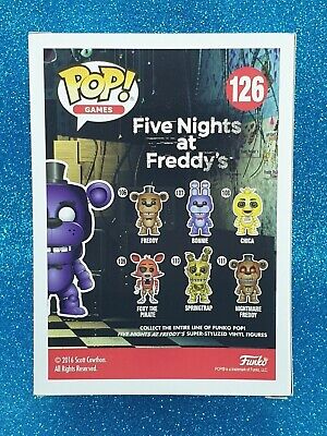  Funko Pop! Five Nights at Freddy's Shadow Freddy Exclusive  Vinyl Figure #126 : Toys & Games