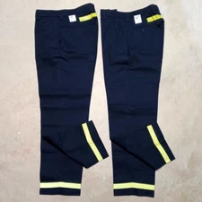 Red Kap Navy Safety Industrial Work Uniform Pants Lot of 2 (PT10NV) Size 32x31