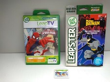 Batman: Multiply, Divide, And Conquer Leap Frog Cartridge Game Spiderman Reading