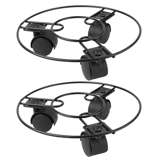 2PCS Plant Stand Plant Holder with Wheels Rolling Plant Stand for Indoor US