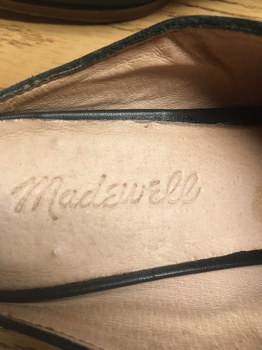 Mulas de punta puntiaguda con tacón de cuero Madewell, negras, 7 - Imagen 5 de 5