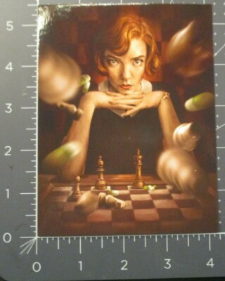 QUEENS GAMBIT beth harmon chess 5.5X4.25 Postcard poster print robert bruno