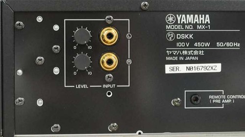 Yamaha MX-1 Power Amplifier Amp Natural Sound Power Amplifier Japan - Picture 6 of 12