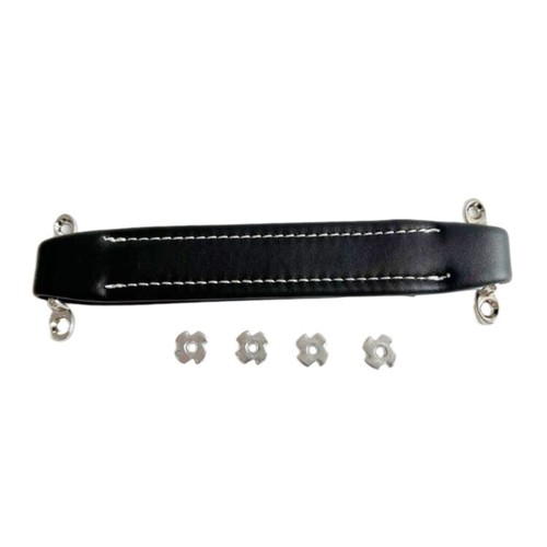 2Pack Vintage Style Guitar AMP Amplifier Leather Handle for Fender Ampeg AMPS US - Picture 7 of 12