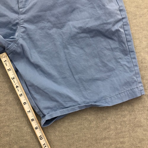 Gap Men’s Shorts Light Blue Cotton Flat Front Cotton Inseam 10” Size 40 - Picture 7 of 13