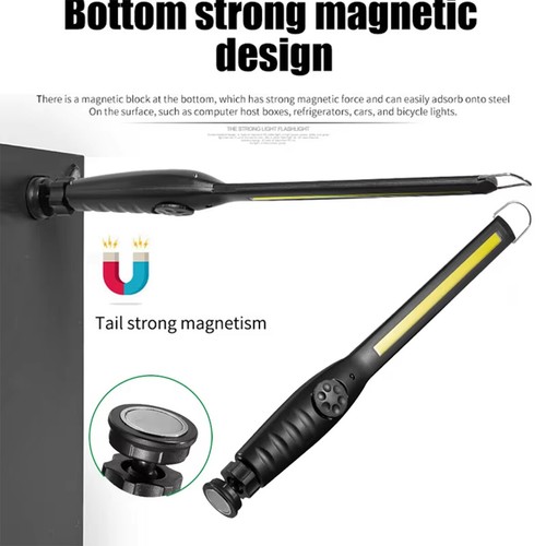 Led Waterproof Work Light Magnet Base Working Machine Lighting 360°Rotation Base - Picture 7 of 10