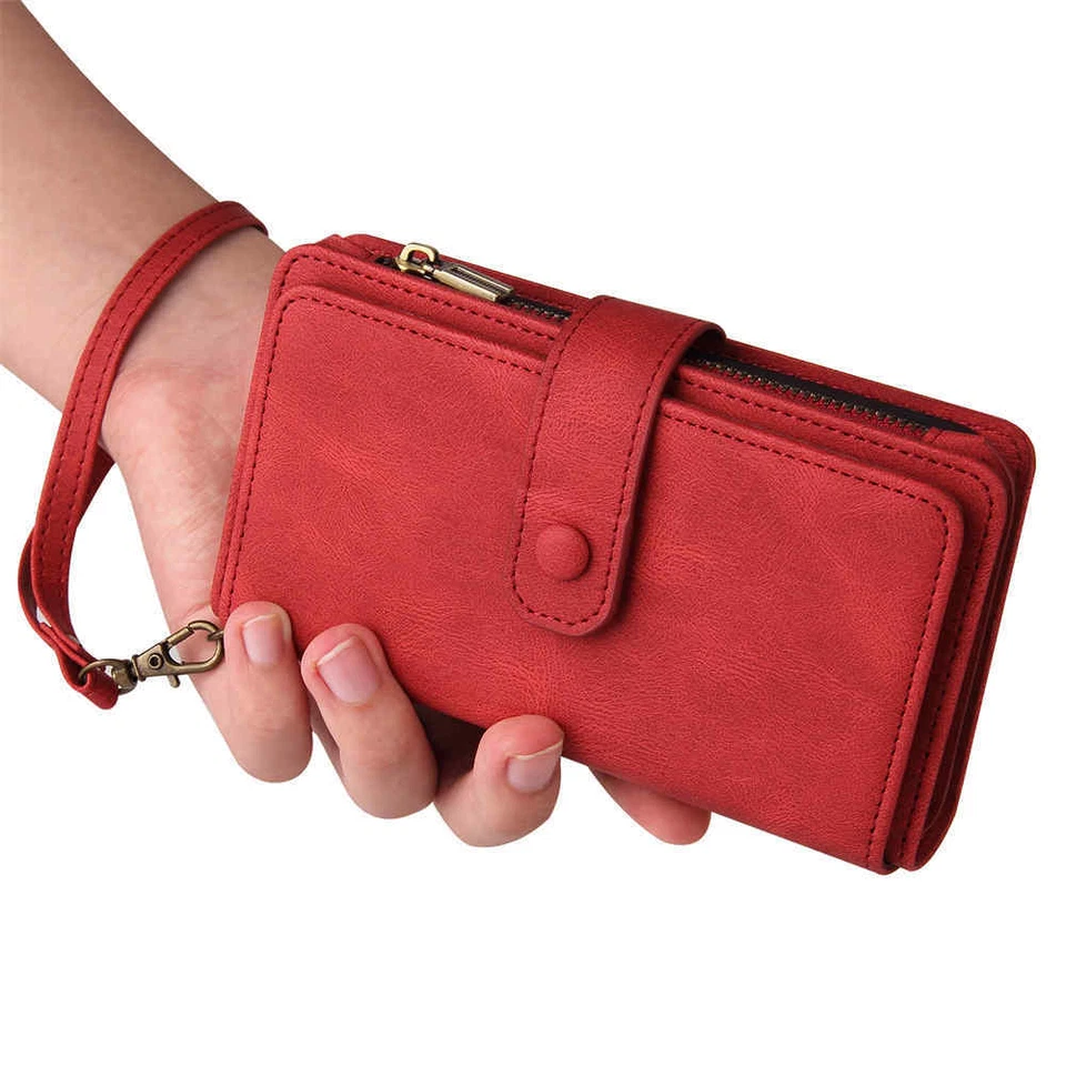 For Samsung A53 A33 A23 A13 A14 A04s Wallet Card Holder Flip Leather Case Cover - Image 4 of 4