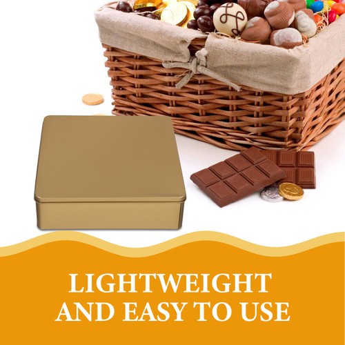 Storage Box Tin for Tinplate Boxes Cookie Tins with Lids Packing Giving - Picture 9 of 12