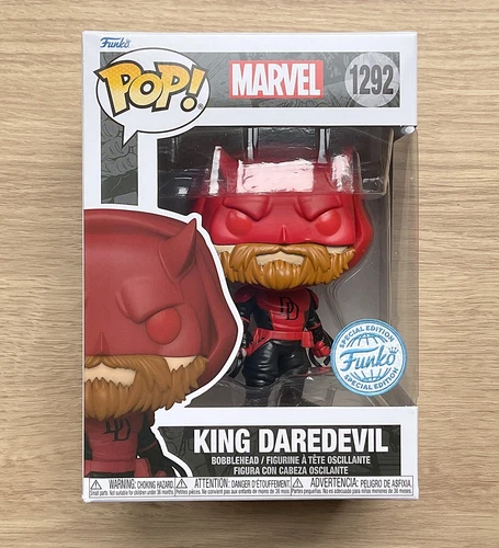 Funko Pop Marvel King Daredevil #1292 + Free Protector