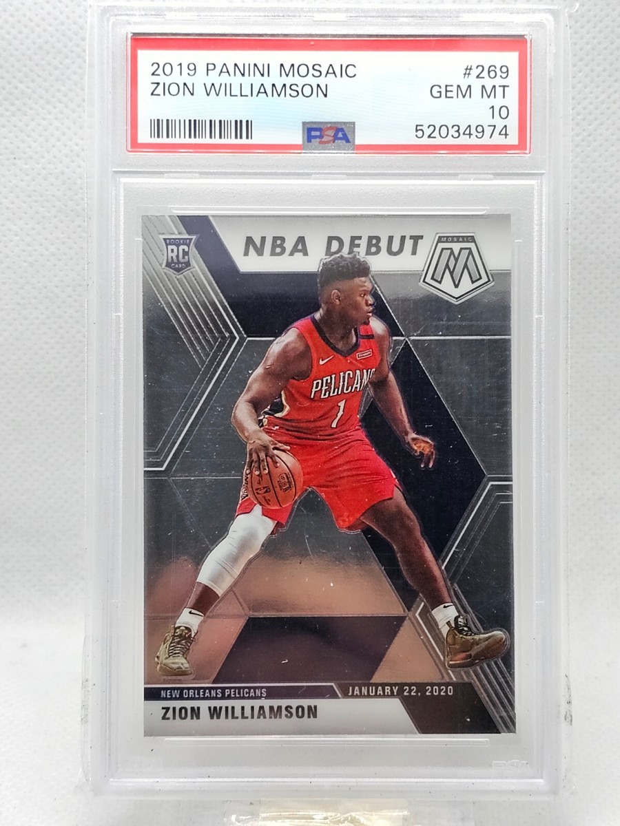 2019-20 Panini Mosaic Basketball Zion Williamson PSA 10 | eBay