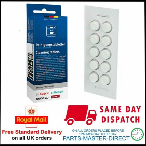 ESPRESSO COFFEE MACHINE CLEANING TABLETS TABS FITS BOSCH SIEMENS GAGGENAU NEFF - 第 1/6 張圖片