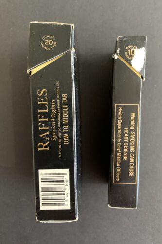 Raffles (Philip Morris) Empty cigarette packets. 1x20s/1x10s. (24) - Picture 4 of 4