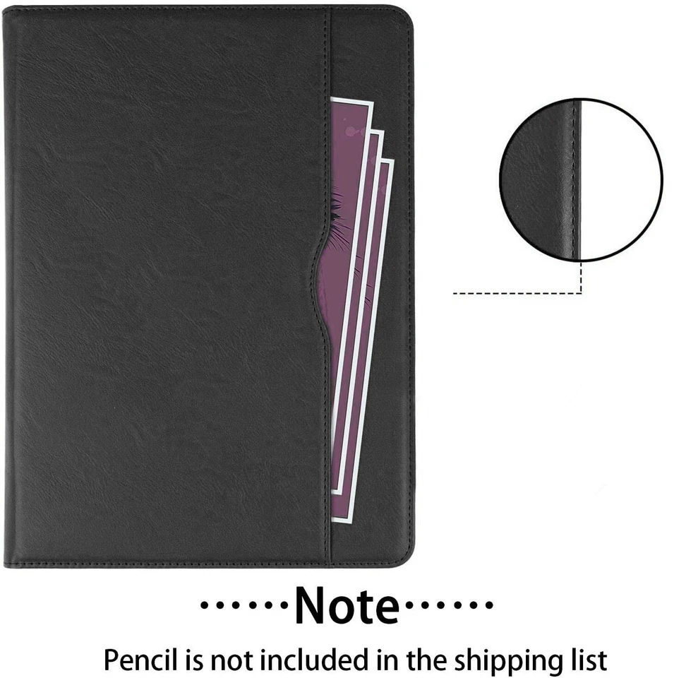 For Apple iPad Tan Leather Magnetic Stand Case Cover 12.9" 5th Generation (2021) - Image 4 of 4