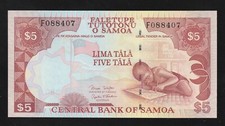 Western Samoa, 5 Tala, ND (2002), P-33b, Uncirculated Banknote