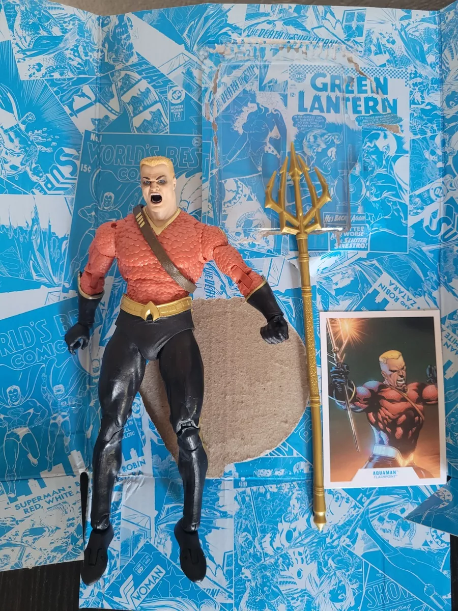 McFarlane DC Multiverse 7 Aquaman Flashpoint Gold Label target Cyborg wave