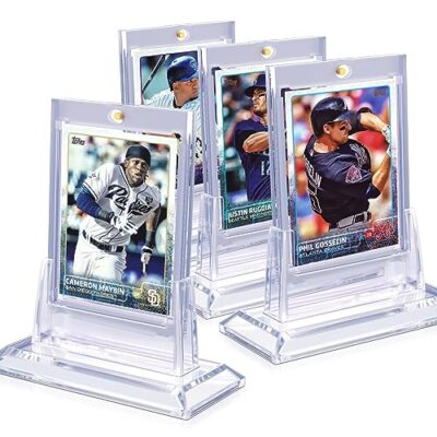 where can i buy baseball card sleeves LOVFEN 2500 Counts Sleeves, Clear Penny For Trading Cards, Card Sleeves, Soft Trading Cards Sleeve Fit For MTG, TCG, Baseball Cards, Football Cards, Game Cards no PVC. 500 Pack Card Sleeves |