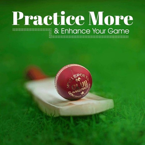 Cricket Ball Premium Quality Balls 156g Club Match Leather Cricket Pack Of 6 - Picture 6 of 21