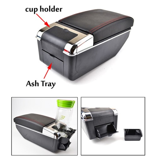 Dual-Layer Centre Console Armrest Storage Compartment For Suzuki Swift 2005~2020 - Picture 8 of 10