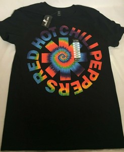 red hot chili peppers tie dye shirt