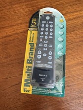 Sony RM V22 Multi Brand Universal Remote New Sealed In Package Memory Backup
