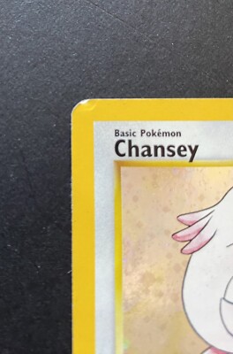 Chansey Basic Pokémon 1995 TCG Base Set 3/130 Holo Unlimited Rare