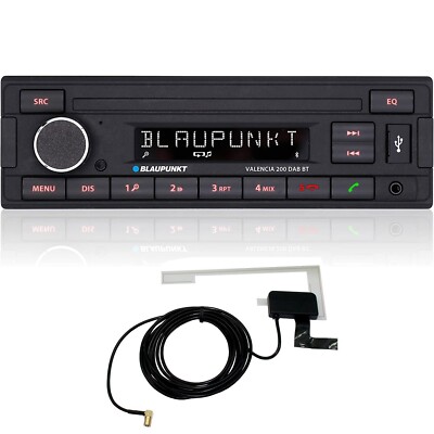 Blaupunkt Valencia 200 Stereo DAB Radio BT USB Aux Retro OEM Look + Antenne