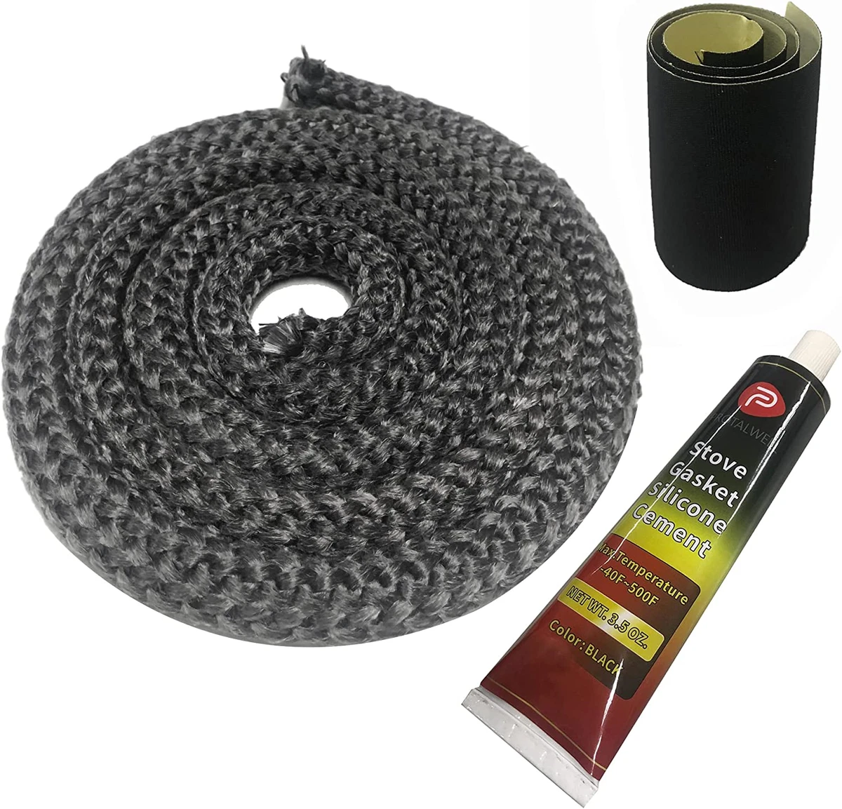 Wood Stove Gasket, 7/8u0026#034; Wood Stove Door Gasket Kit, Gasket Rope  Replacement for | eBay