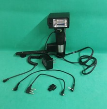 Sunpak Auto 511 Flash w/ Bracket Holder, PC Cord  AC adapter TEST VIDEO 